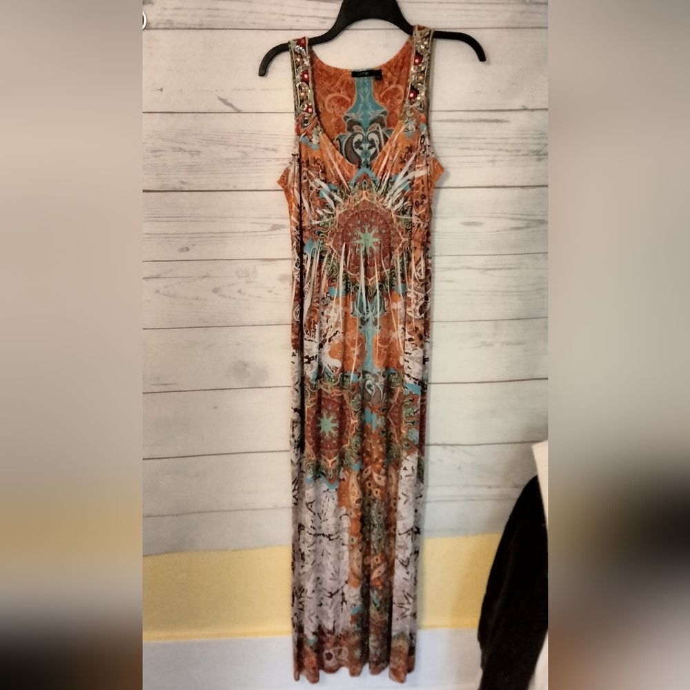 Bohemian Maxi Dress - Multicolor